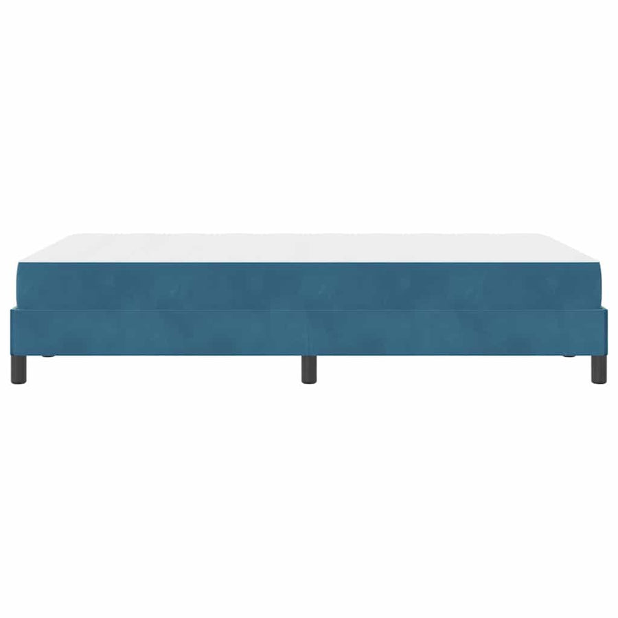 Boxspringbed met matras Donkerblauw 120 x 200 cm Fluweel