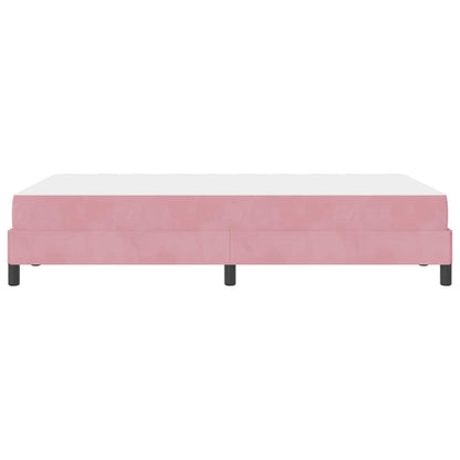 Boxspringbed met matras Roze 120 x 200 cm Fluweel