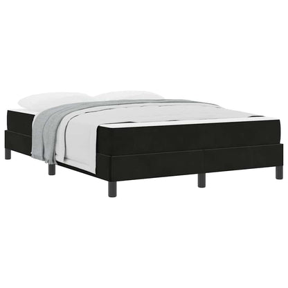 Boxspringbed met matras Zwart 140 x 190 cm Fluweel