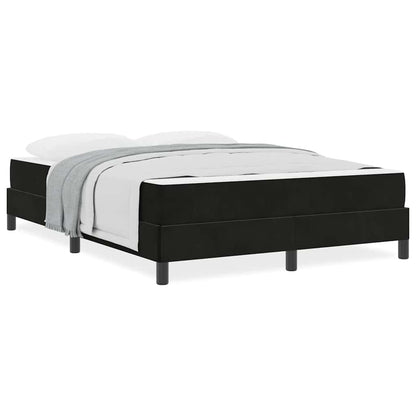 Boxspringbed met matras Zwart 140 x 190 cm Fluweel