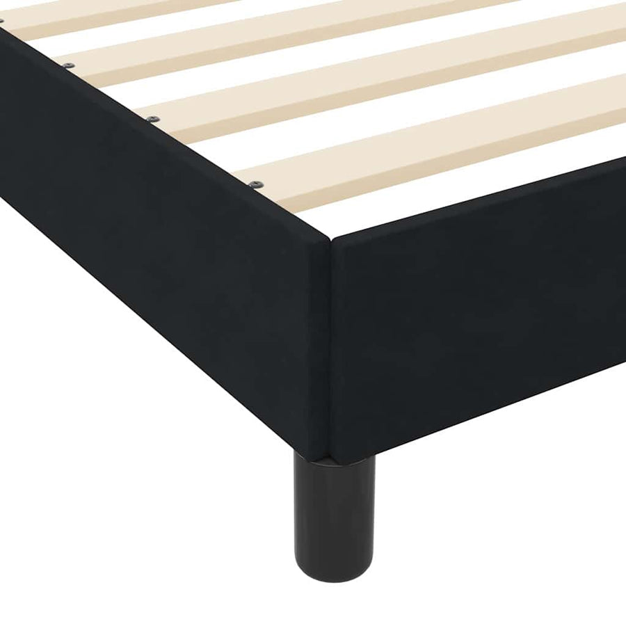 Boxspringbed met matras Zwart 160 x 200 cm Fluweel