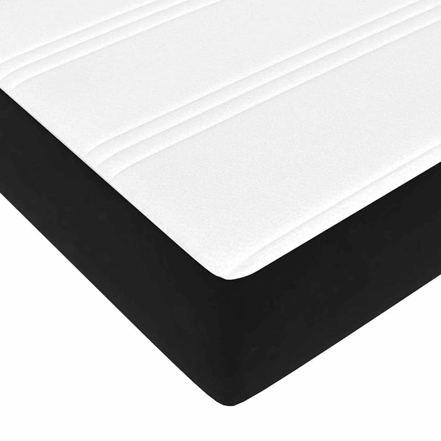 Boxspringbed met matras Zwart 160 x 200 cm Fluweel