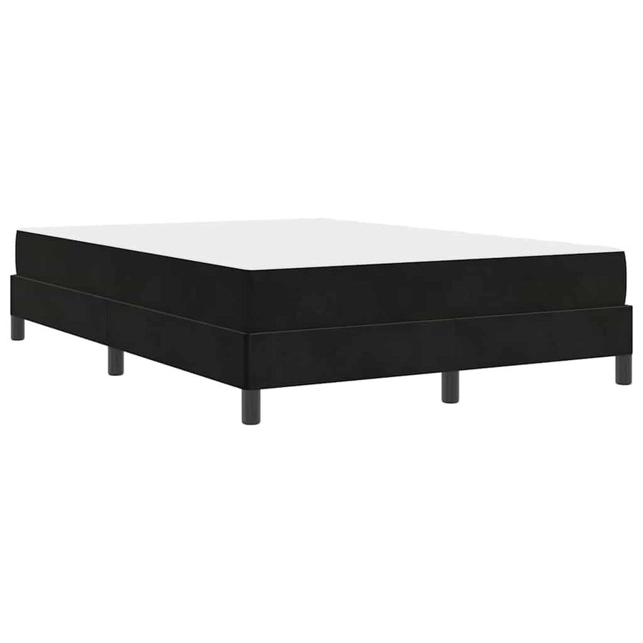 Boxspringbed met matras Zwart 160 x 200 cm Fluweel