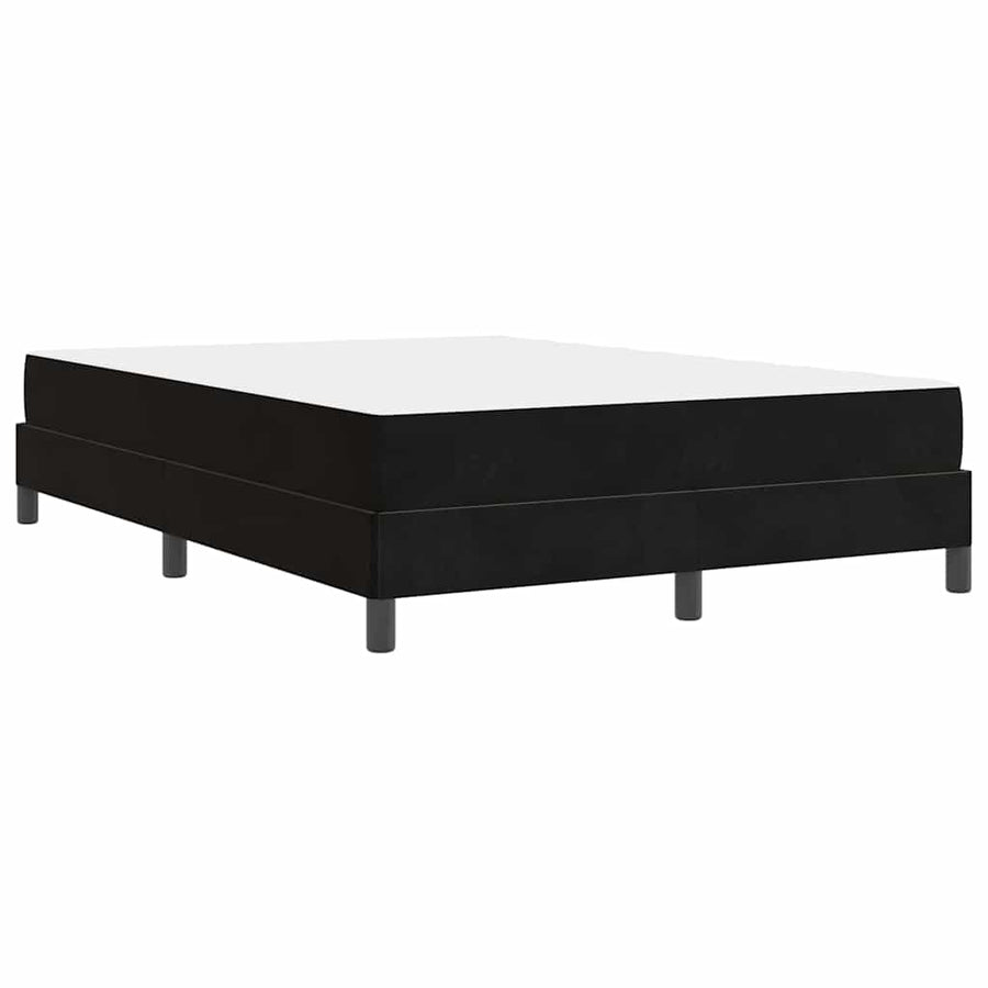 Boxspringbed met matras Zwart 160 x 200 cm Fluweel