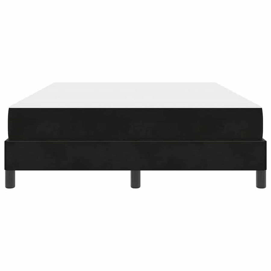 Boxspringbed met matras Zwart 160 x 200 cm Fluweel
