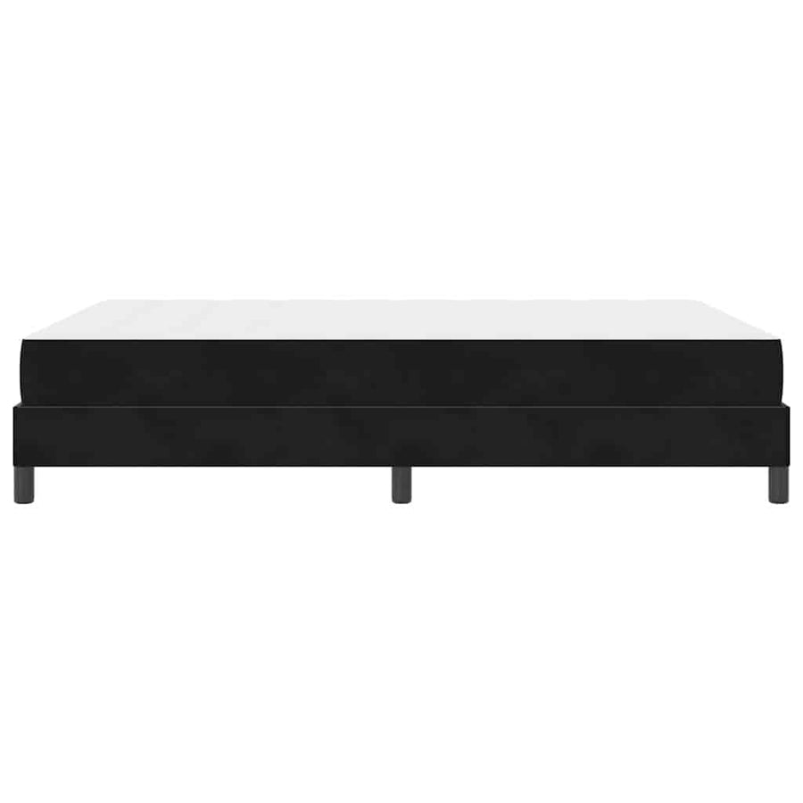 Boxspringbed met matras Zwart 160 x 200 cm Fluweel