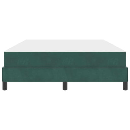 Boxspringbed met matras Donkergroen 160 x 200 cm Fluweel