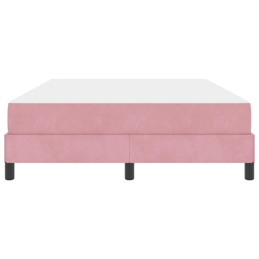 Boxspringbed met matras Roze 160 x 200 cm Fluweel