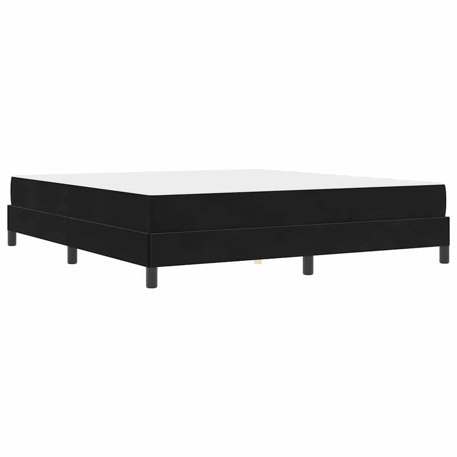 Boxspringbed met matras Zwart 180 x 200 cm Fluweel