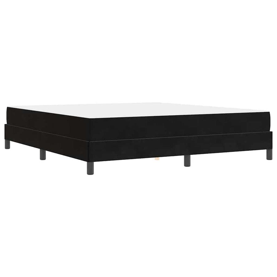Boxspringbed met matras Zwart 180 x 200 cm Fluweel