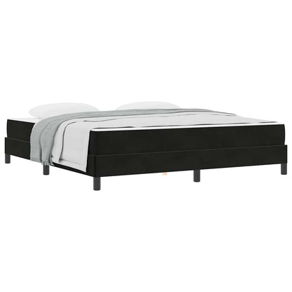 Boxspringbed met matras Zwart 180 x 200 cm Fluweel