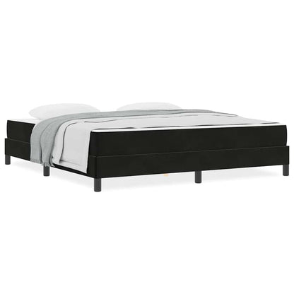 Boxspringbed met matras Zwart 180 x 200 cm Fluweel