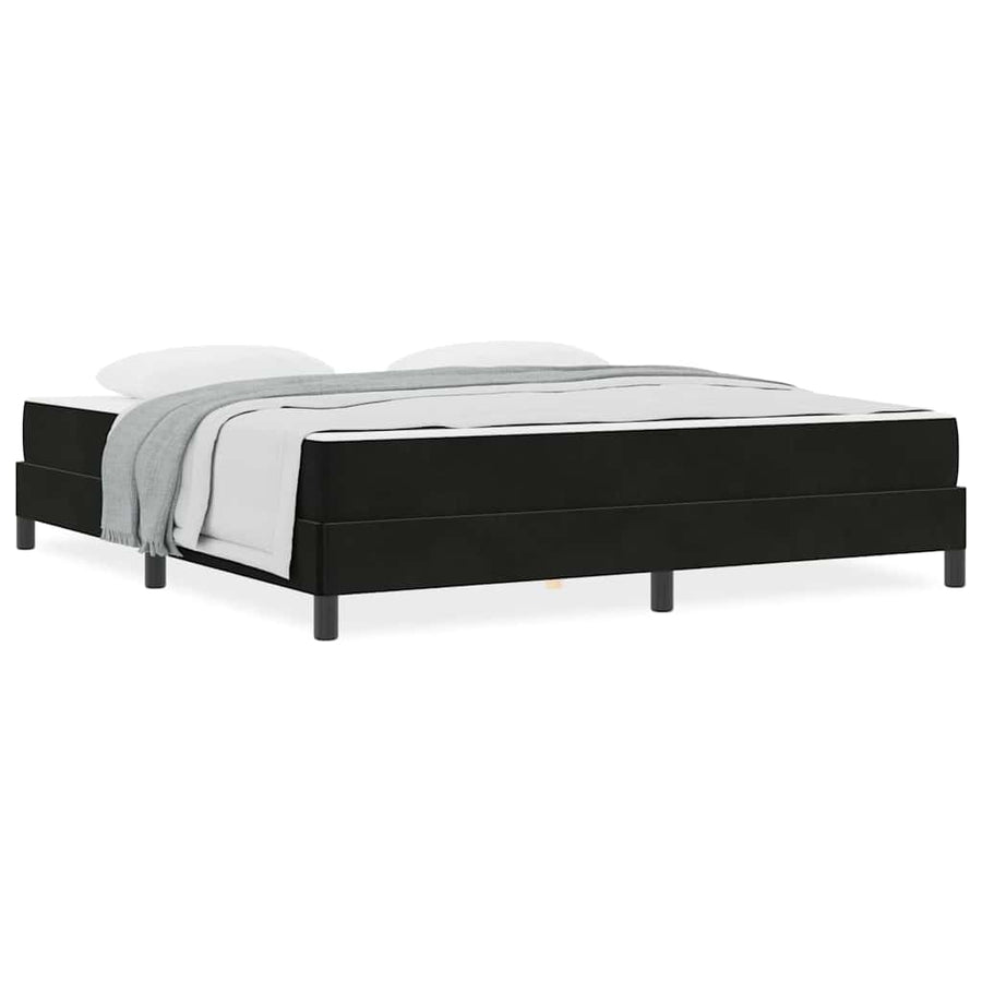 Boxspringbed met matras Zwart 180 x 200 cm Fluweel