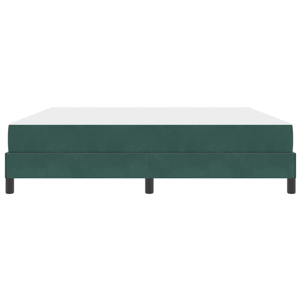 Boxspringbed met matras Donkergroen 180 x 200 cm Fluweel