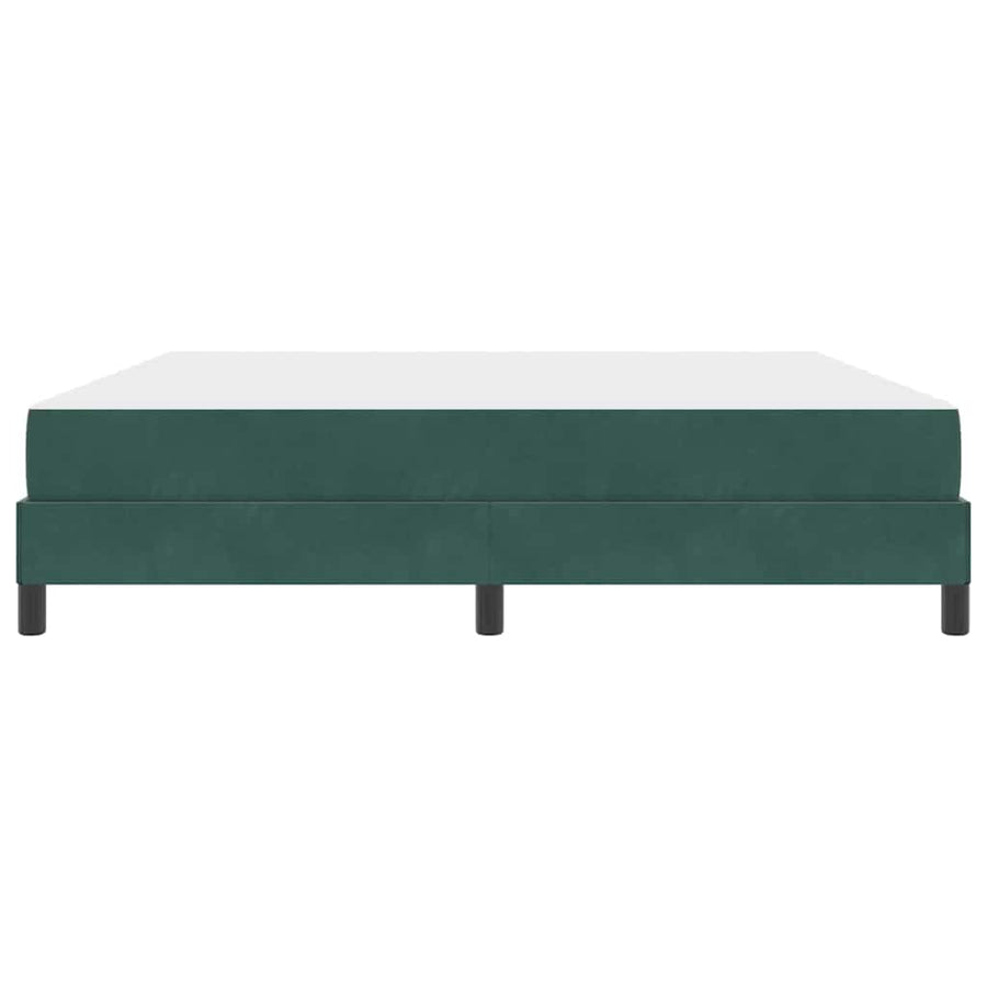Boxspringbed met matras Donkergroen 180 x 200 cm Fluweel