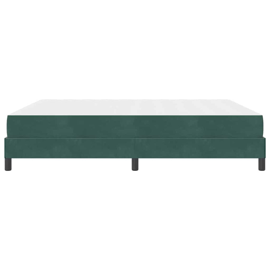 Boxspringbed met matras Donkergroen 180 x 200 cm Fluweel