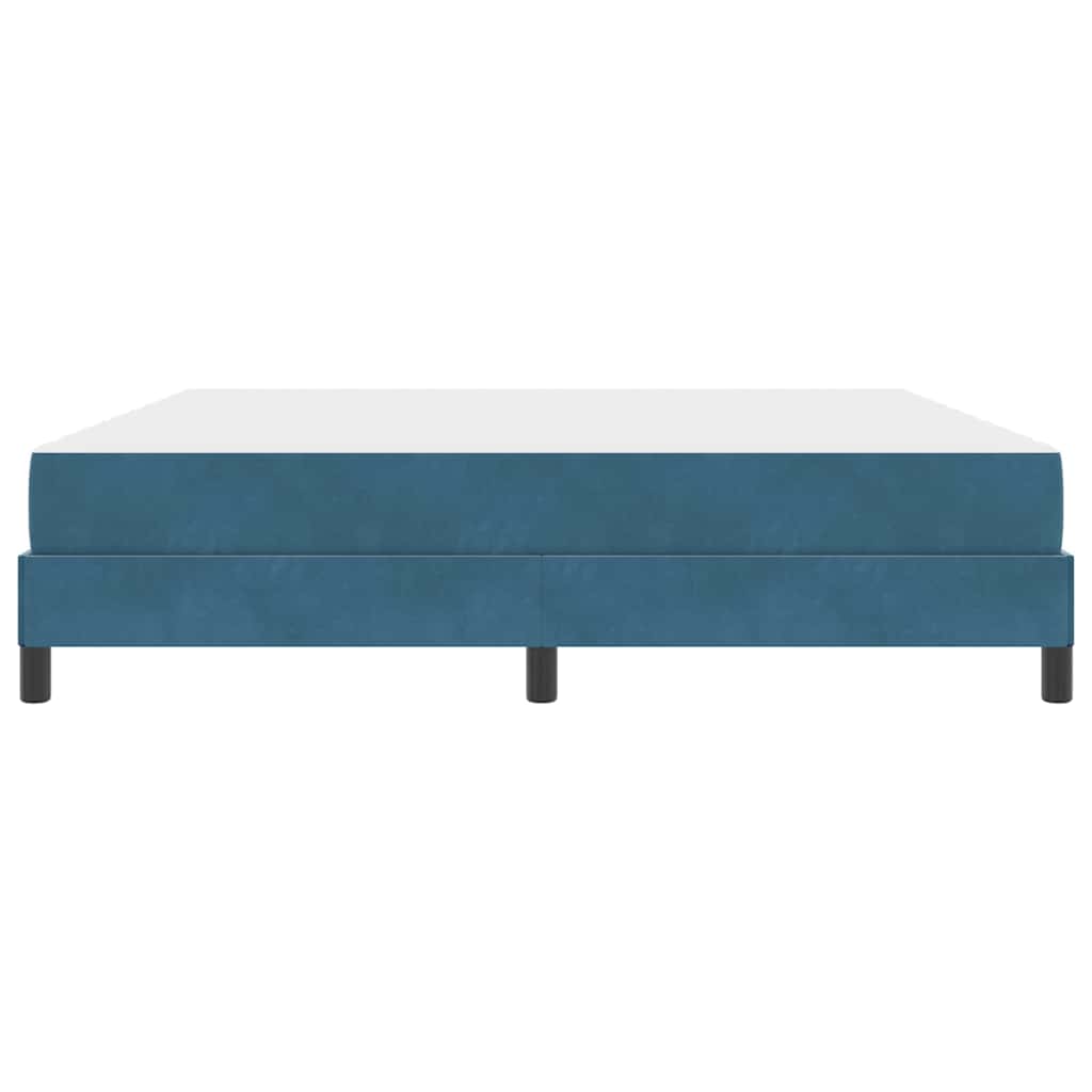Boxspringbed met matras Donkerblauw 180 x 200 cm Fluweel