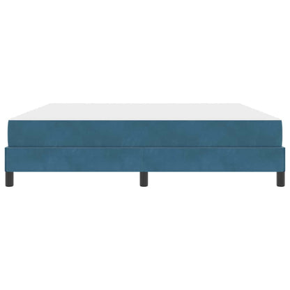 Boxspringbed met matras Donkerblauw 180 x 200 cm Fluweel