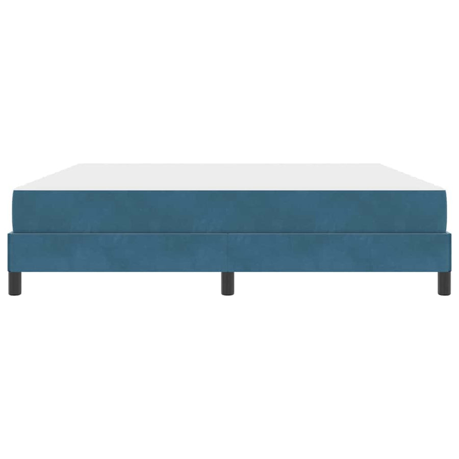 Boxspringbed met matras Donkerblauw 180 x 200 cm Fluweel
