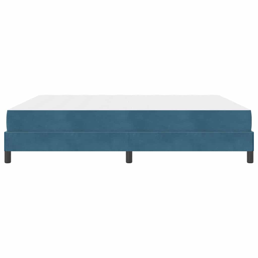 Boxspringbed met matras Donkerblauw 180 x 200 cm Fluweel