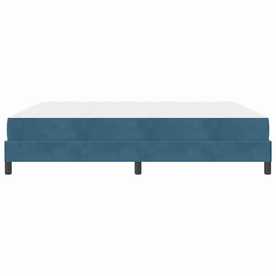 Boxspringbed met matras Donkerblauw 180 x 200 cm Fluweel