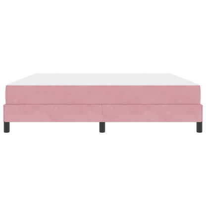 Boxspringbed met matras Roze 180 x 200 cm Fluweel