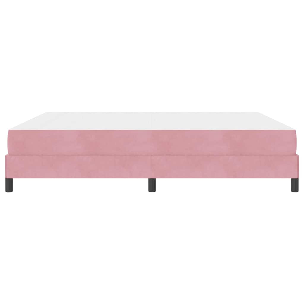 Boxspringbed met matras Roze 180 x 200 cm Fluweel