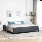 Boxspringbed met matras 200x200 cm donkergrijs