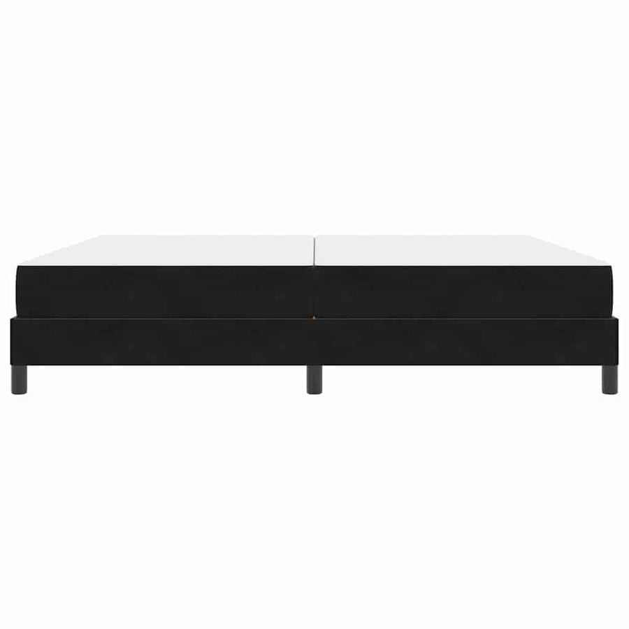 Boxspringbed met matras Zwart 200 x 200 cm Fluweel