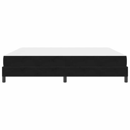 Boxspringbed met matras Zwart 200 x 200 cm Fluweel