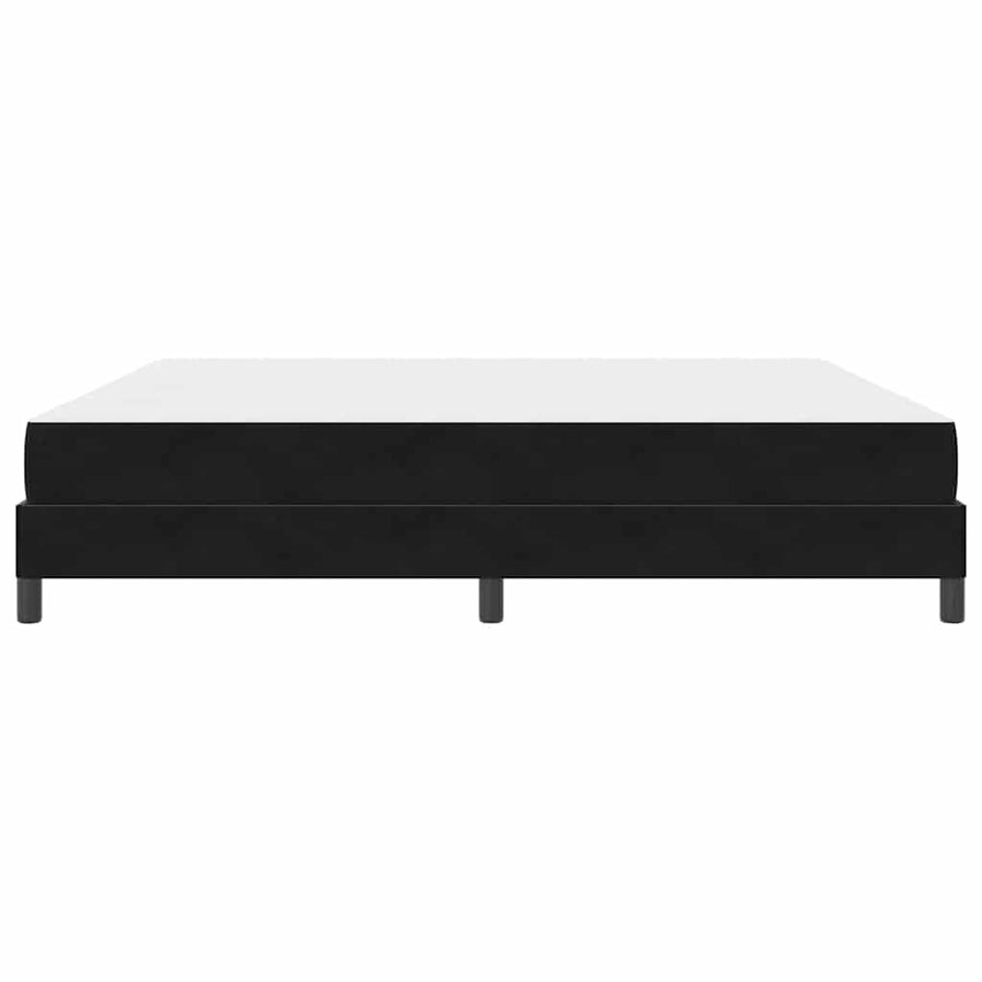 Boxspringbed met matras Zwart 200 x 200 cm Fluweel