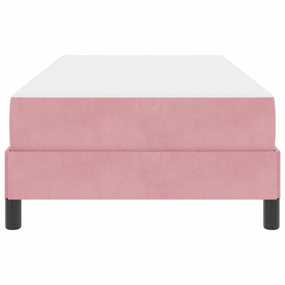 Boxspringbed met matras Roze 80 x 210 cm Stof