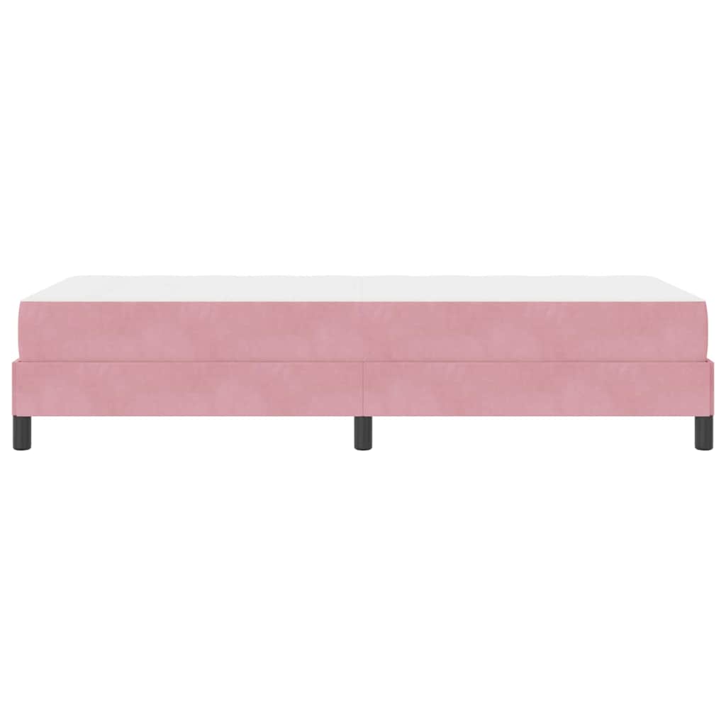 Boxspringbed met matras Roze 80 x 210 cm Stof
