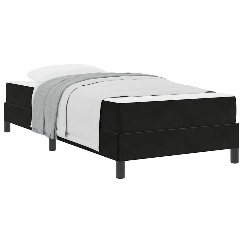 Boxspringbed met matras Zwart 90 x 210 cm Fluweel