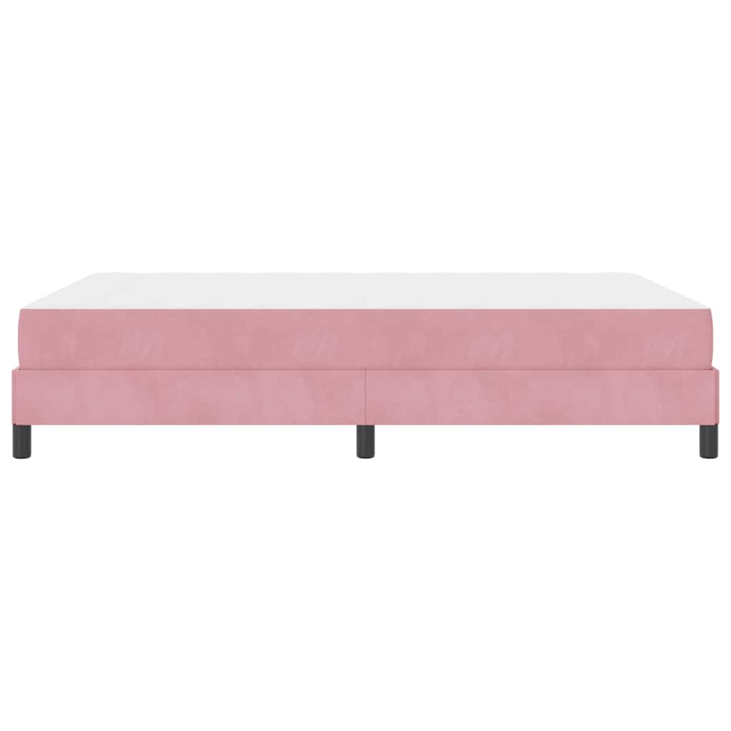 Boxspringbed met matras Roze 140 x 210 cm Fluweel