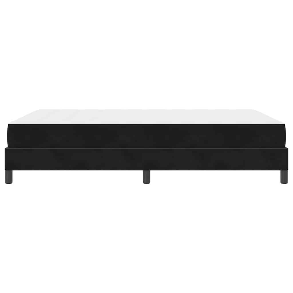 Boxspringbed met matras Zwart 160 x 210 cm Stof
