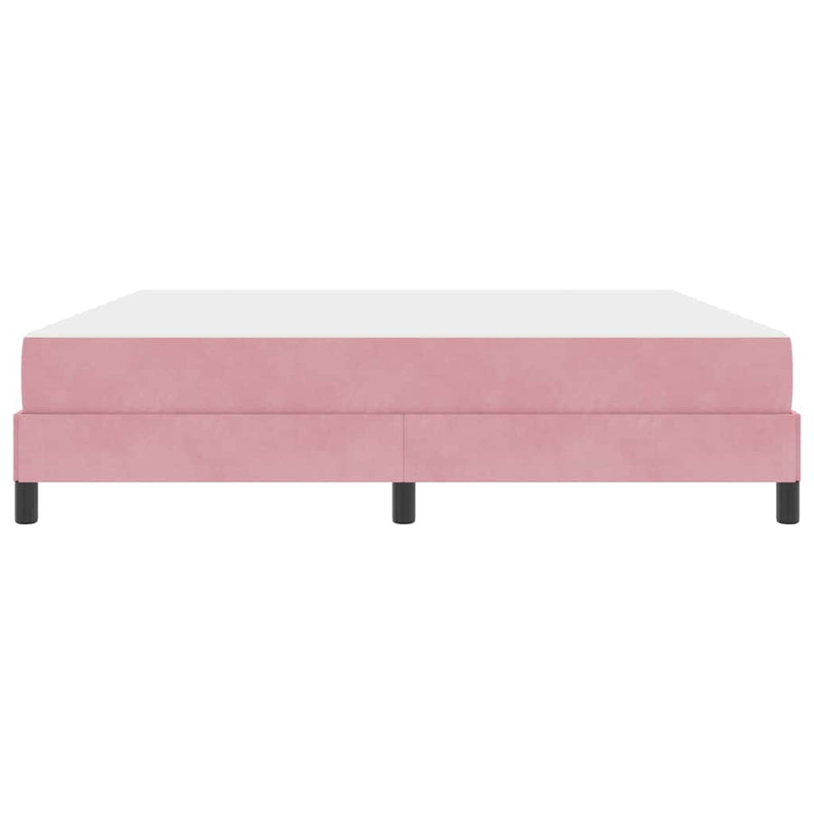Boxspringbed met matras Roze 180 x 210 cm Stof