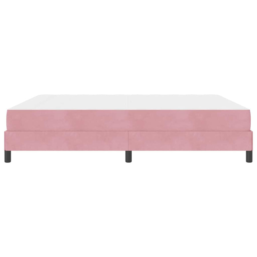 Boxspringbed met matras Roze 180 x 210 cm Stof