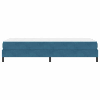 Boxspringbed met matras Donkerblauw 80 x 220 cm Fluweel