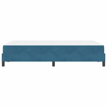Boxspringbed met matras Donkerblauw 120 x 220 cm Stof