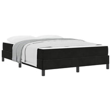 Boxspringbed met matras Zwart 160 x 220 cm Stof