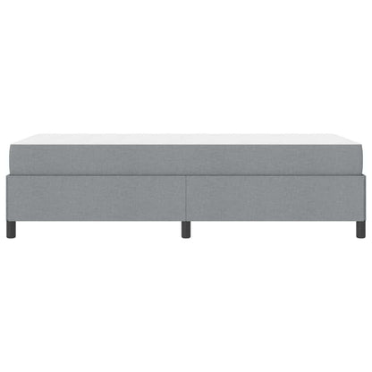 Boxspring bed Lichtgrijs, Zwart 80 x 200 cm