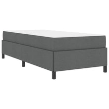 Boxspring bed Donkergrijs, Zwart 80 x 200 cm