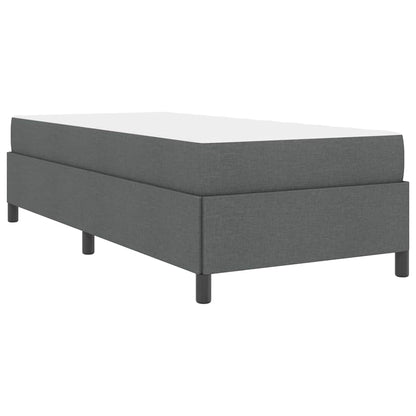 Boxspring bed Donkergrijs, Zwart 80 x 200 cm