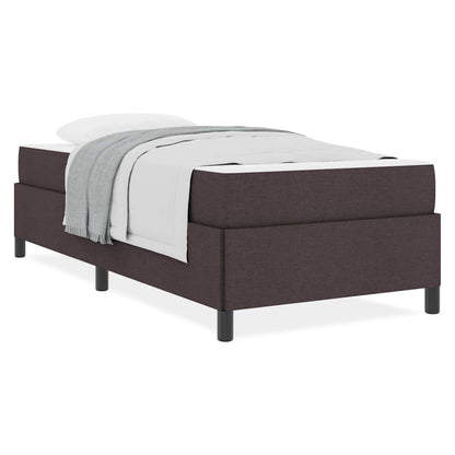 Boxspring bed Bruin 80 x 200 cm Stof, Engineered Hout