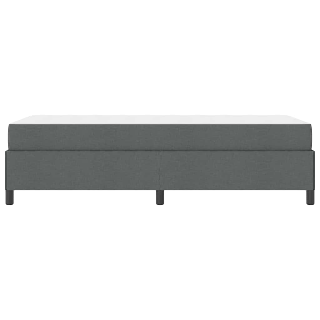 Boxspring bed Donkergrijs, Zwart 90 x 190 cm