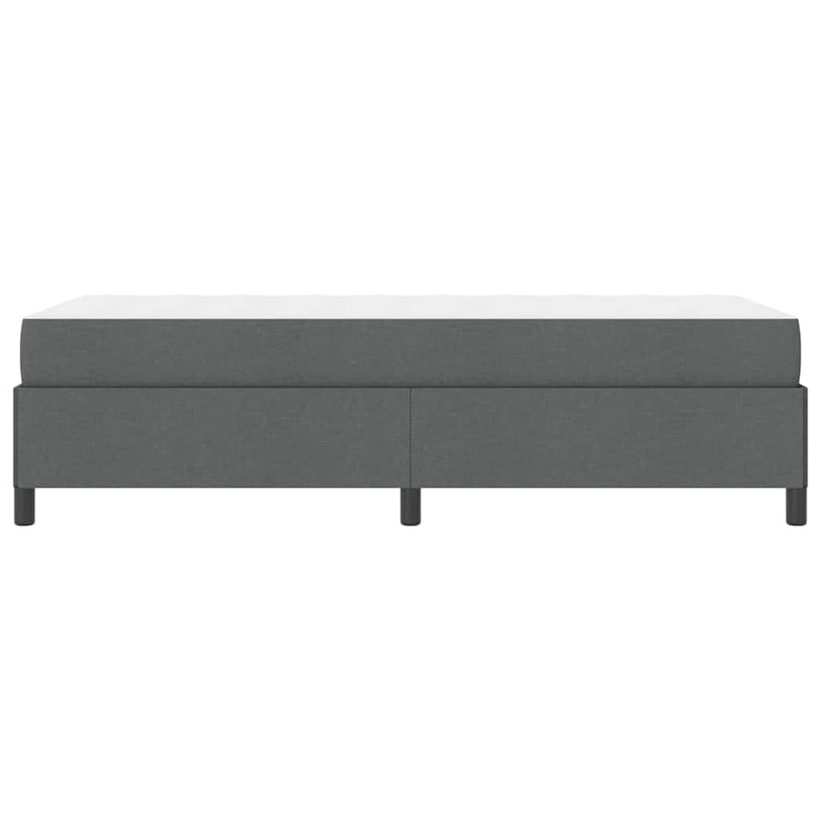 Boxspring bed Donkergrijs, Zwart 90 x 190 cm