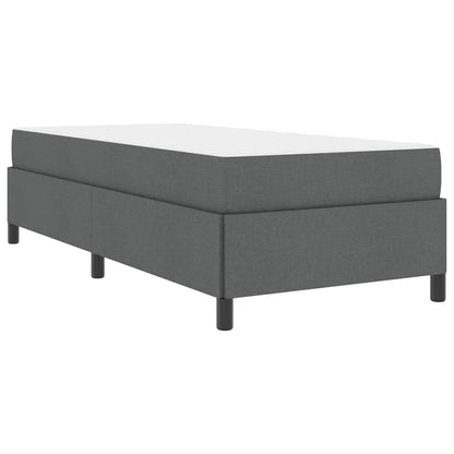 Boxspring bed Donkergrijs, Zwart 90 x 200 cm