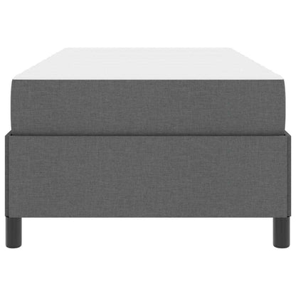 Boxspring bed Donkergrijs, Zwart 90 x 200 cm