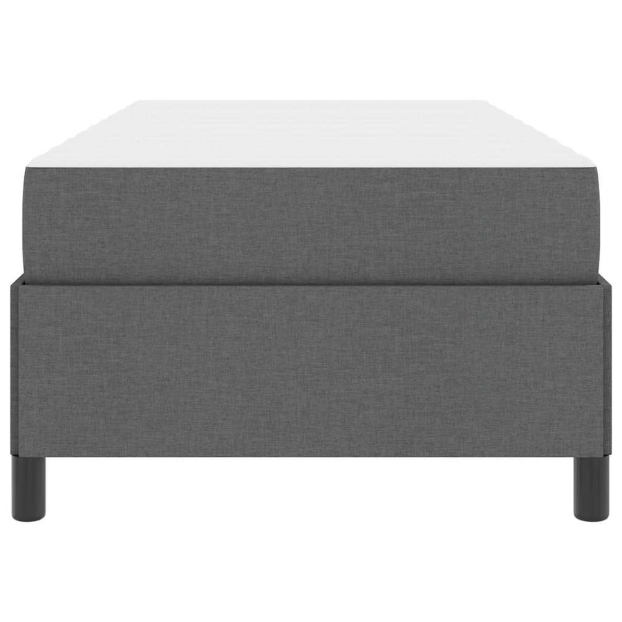Boxspring bed Donkergrijs, Zwart 90 x 200 cm